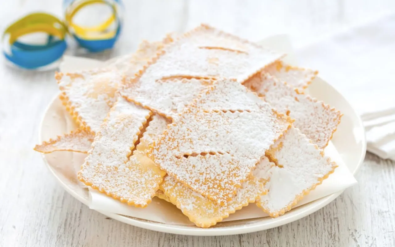Chiacchiere al forno