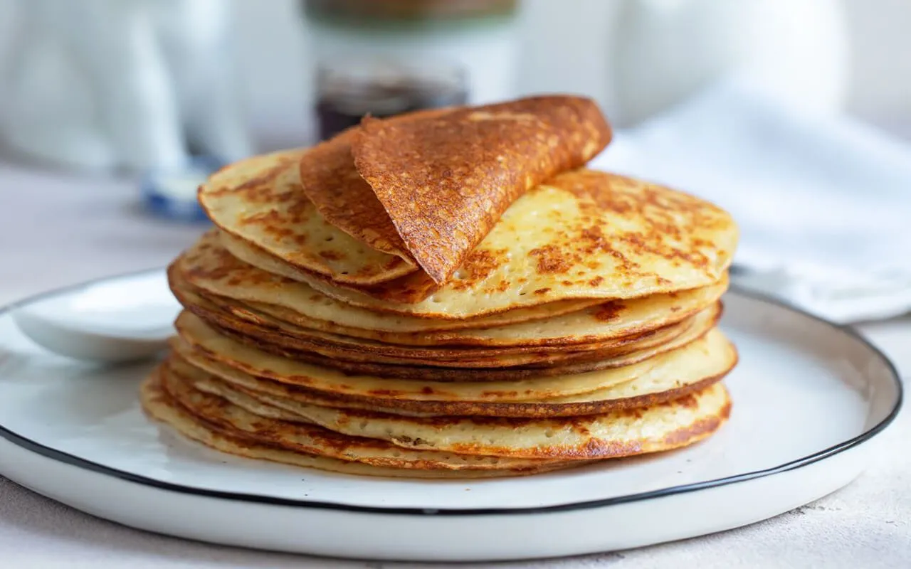 Crepes senza lattosio né latte