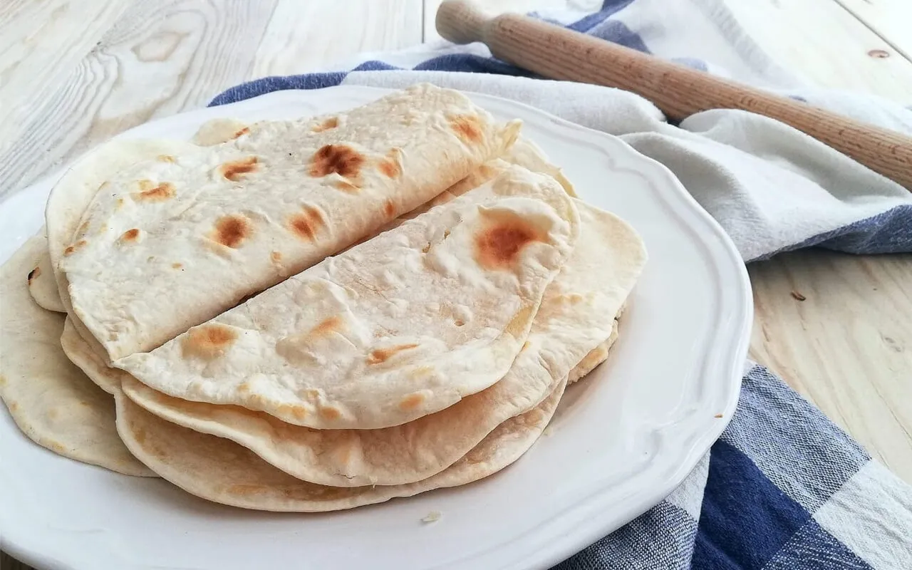 Piadine veloci, semplici e senza lievito