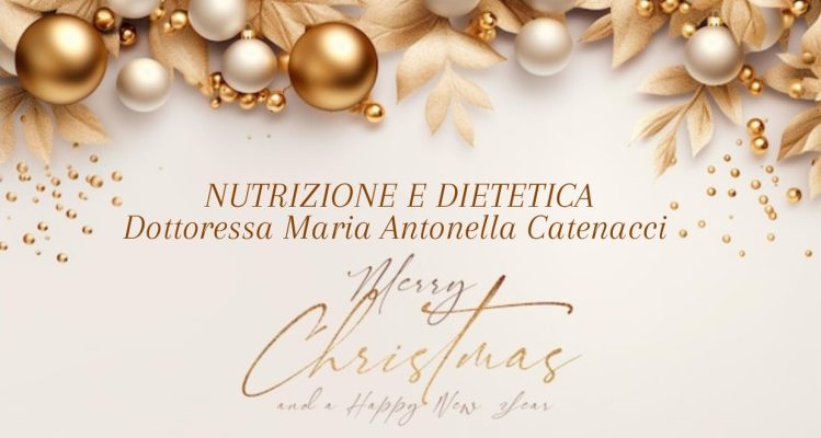 I miei auguri speciali per un felice Natale...anche a tavola